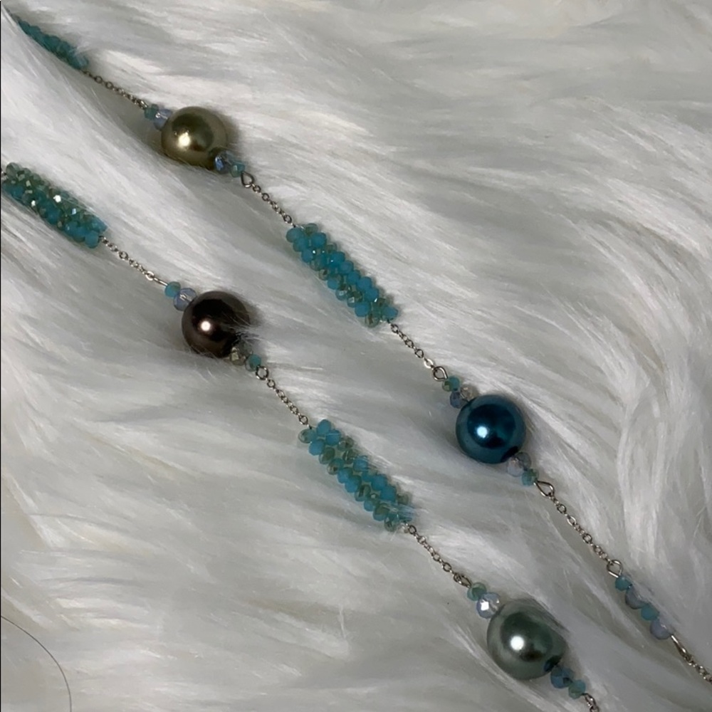 40” long necklace